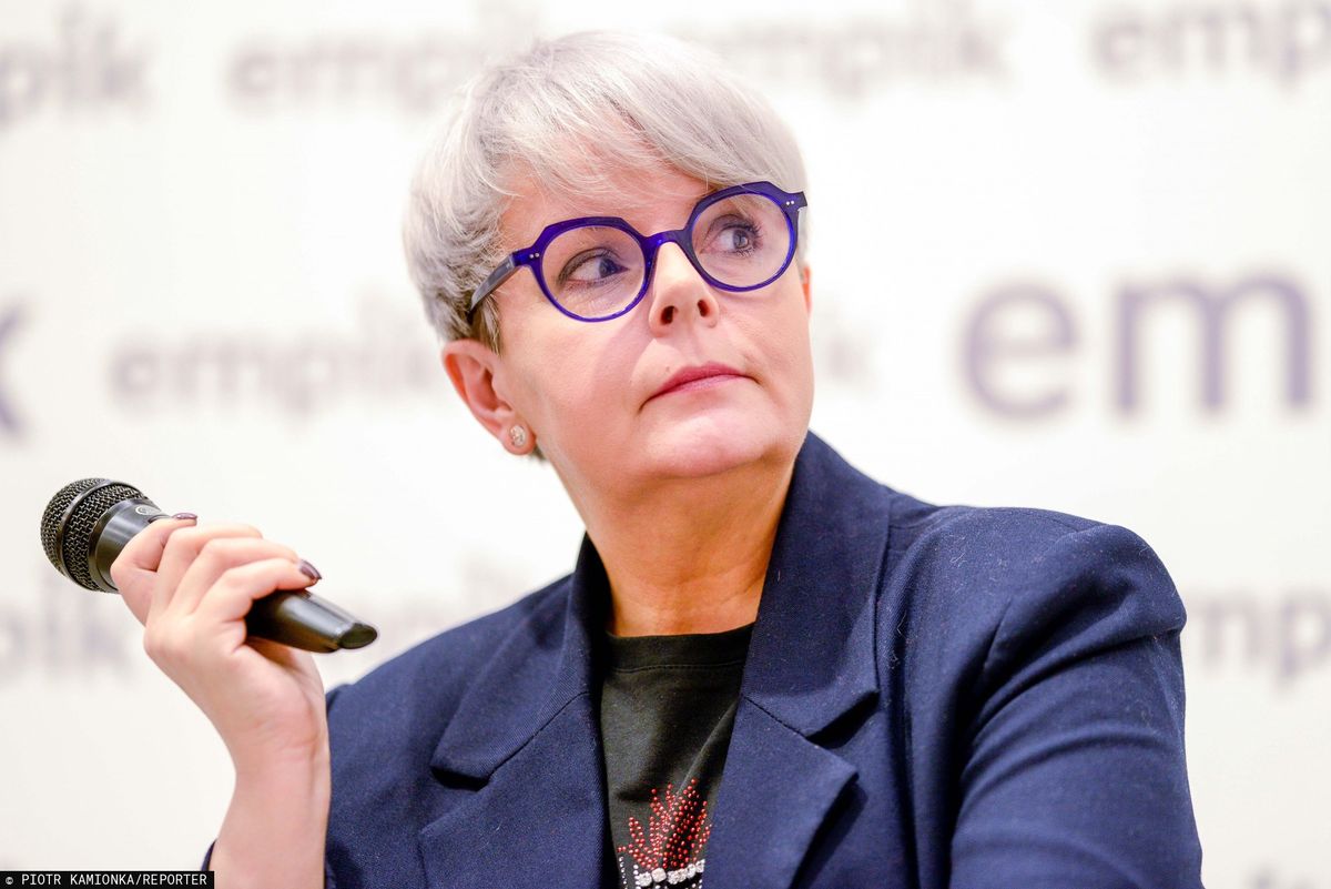 Koronawirus. Karolina Korwin Piotrowska na razie nie może pracować zdalnie