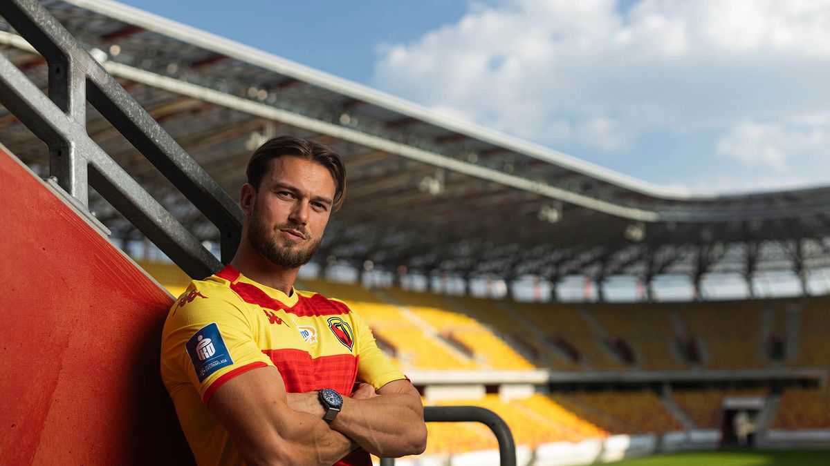 Materiały prasowe / Jagiellonia Białystok / Na zdjęciu: Kristoffer Hansen