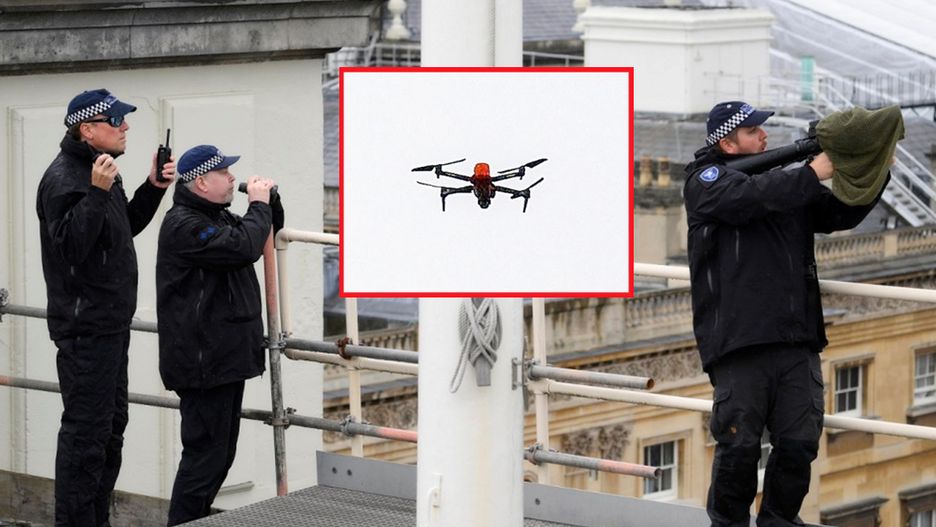 Zakazali lotów dronami. Incydent podczas koronacji Karola III