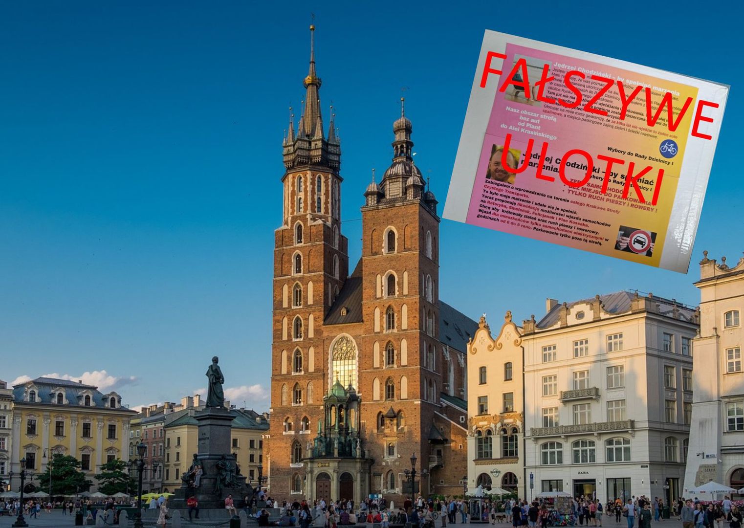 "Brudna gra" w Krakowie. Skandaliczne ulotki trafiły do skrzynek pocztowych