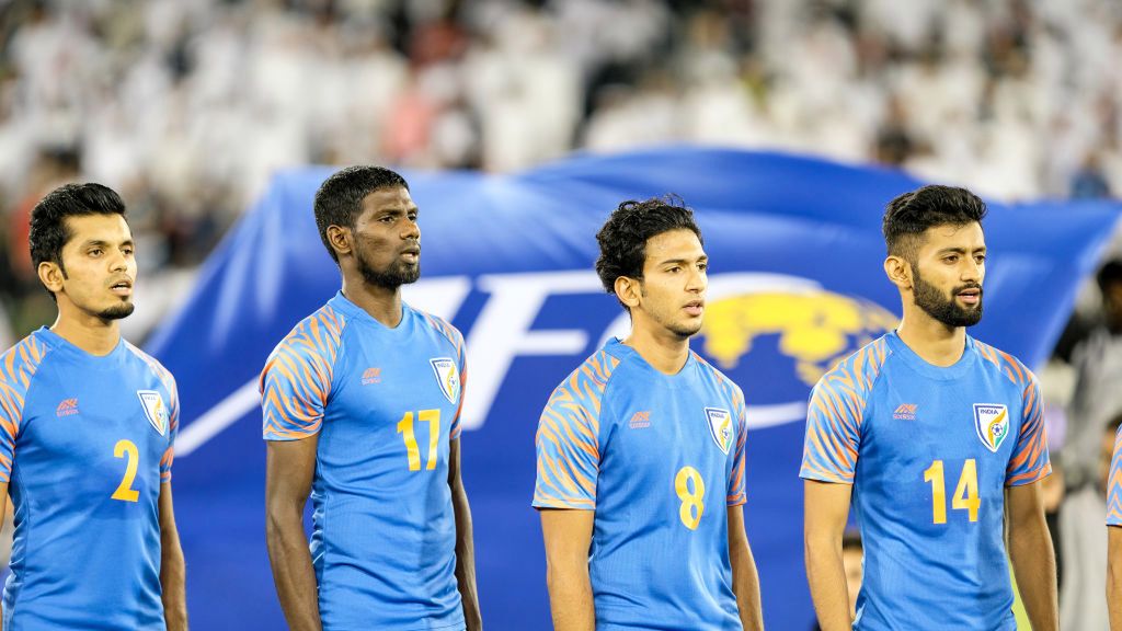 Getty Images /  Simon Holmes/NurPhoto / Na zdjęciu: Reprezentacja Indii w piłce nożnej