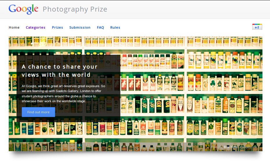 Google Photography Prize