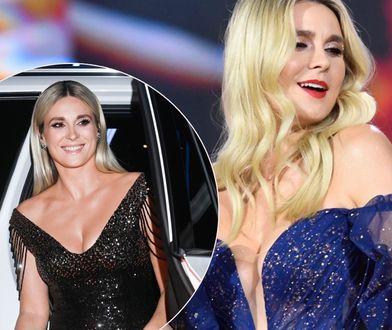 Kajra błyszczała w sukni z dekoltem do pępka. Odważnie!