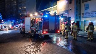 Jastrzębie-Zdrój: Pożar w budynku usługowym. Spłonęło solarium