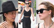 Zaaferowana Amber Heard na spacerze z byłą dziewczyną