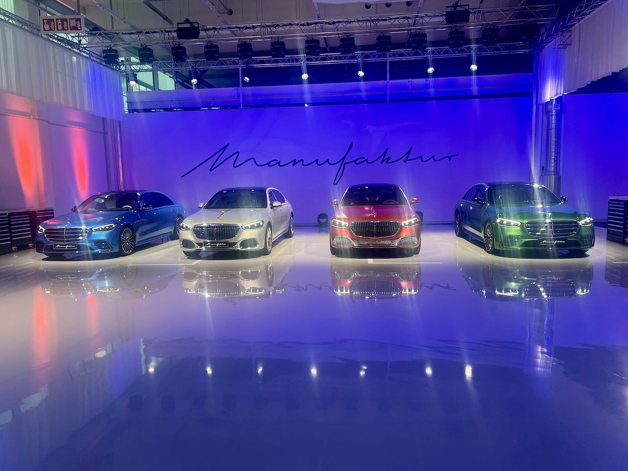In der Palette der Manufaktur für die Klasse S und Maybach soll es immer mehr Lackfarben zur Auswahl geben.