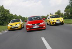 Honda Civic Type-R kontra Seat Leon Cupra, Renault Megane RS