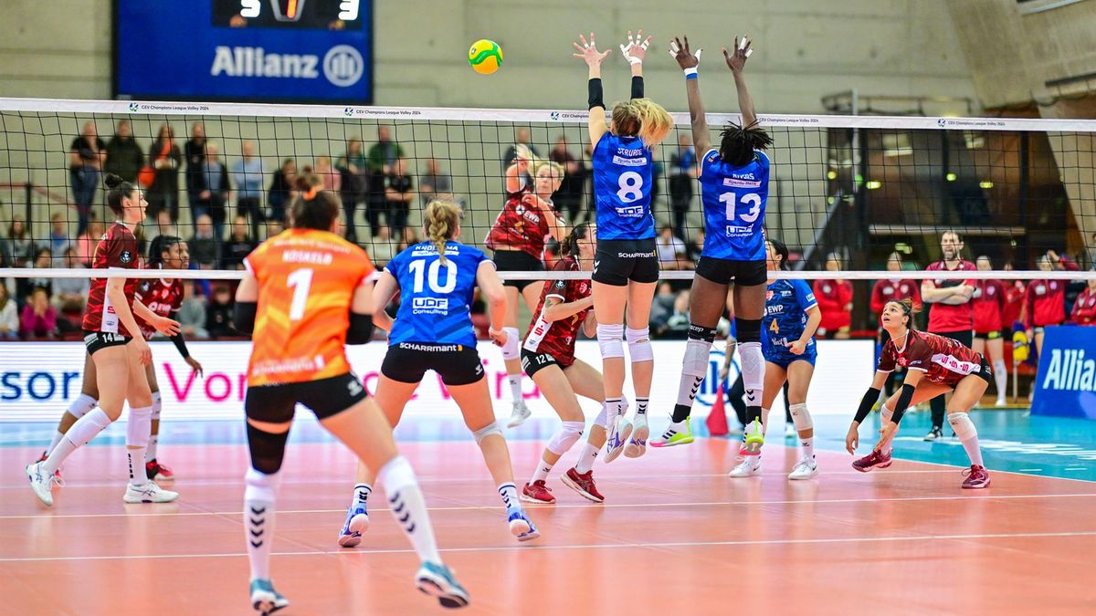 Materiały prasowe / CEV / Mecz Ligi Mistrzyń: Allianz MTV Stuttgart - SC Potsdam
