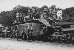 Char 2C - gigantyczne francuskie czołgi zniszczone w czasie ewakuacji z frontu