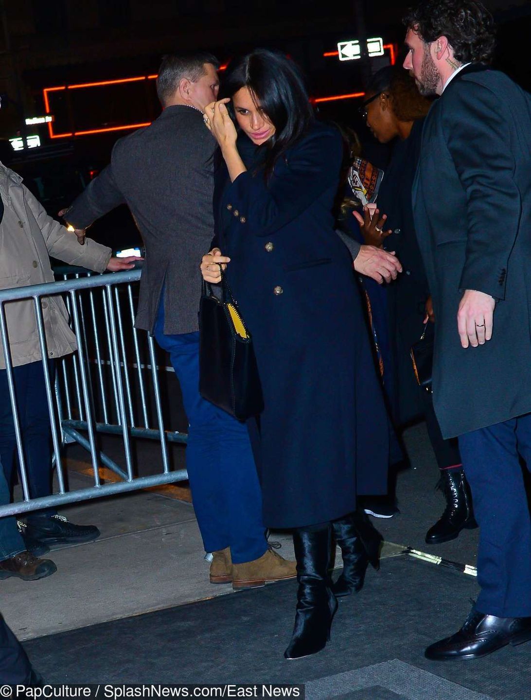Meghan Markle and Serena Williams Leave Dinner at the Polo Bar in NYC    Pictured: Meghan Markle      World Rights,