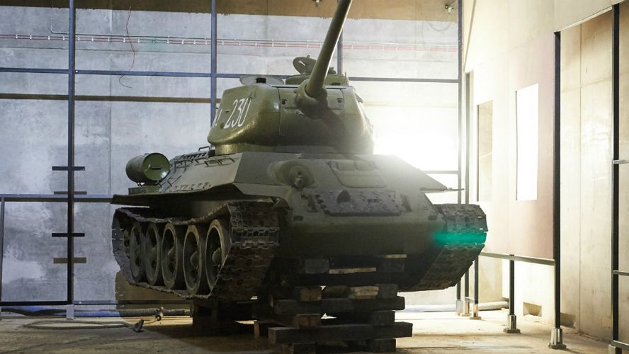 Fragment przygotowywanej ekspozycji stałej Muzeum II Wojny Światowej