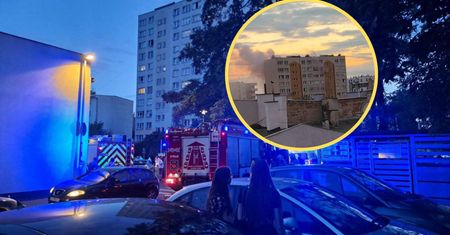 Ogień i kłęby dymu nad Toruniem. Ludzie rozważali skakanie z okien
