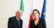 Kopacz spotkała się z prezydentem Włoch