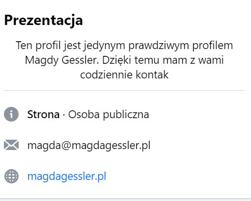 Magda Gessler nie przejmuje się literówkami