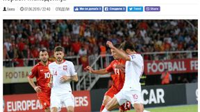 Eliminacje Euro 2020. Macedonia Północna - Polska. "Szczęśliwy triumf", "Przerwana passa" - macedońskie media po meczu
