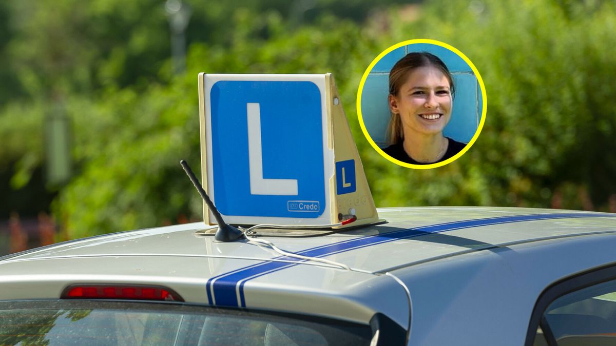 East News / Stanislaw Bielski/REPORTER / Na zdjęciu: egzamin na prawo jazdy, w kółku Pia Skrzyszowska