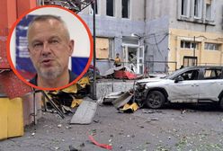 Nadleciał ukraiński dron. Samochód zdrajcy eksplodował