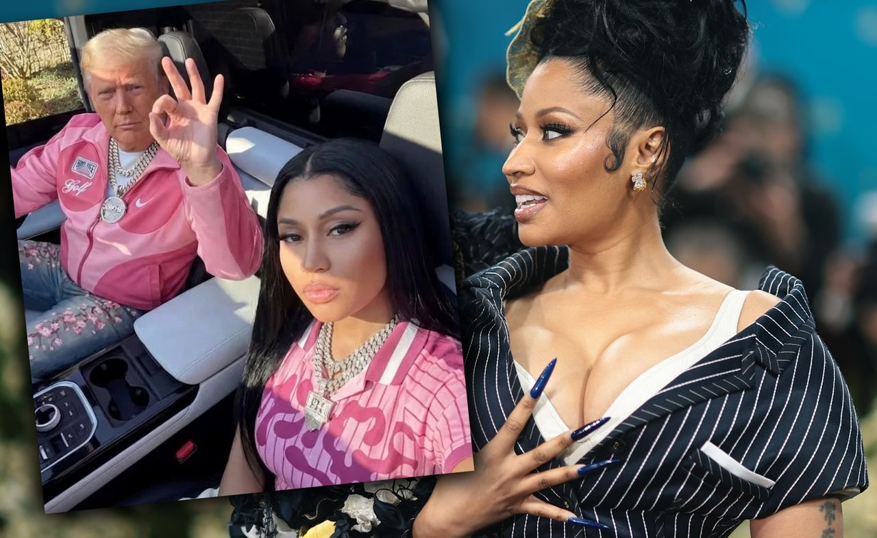 Nicki Minaj przerobiła zdjęcia z Trumpem. Internet bez litości