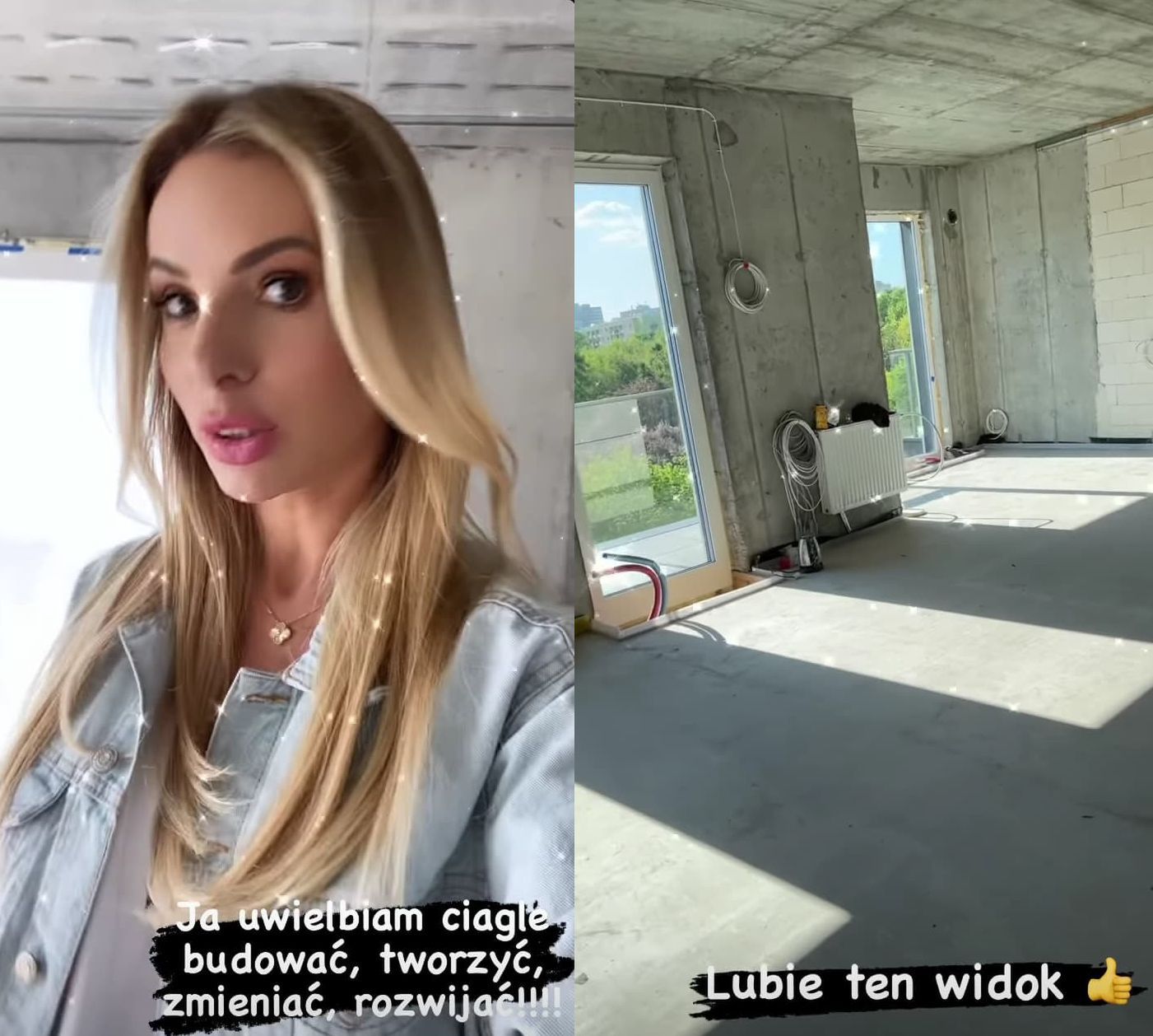 Izabela Janachowska pokazała budowę nowego apartamentu