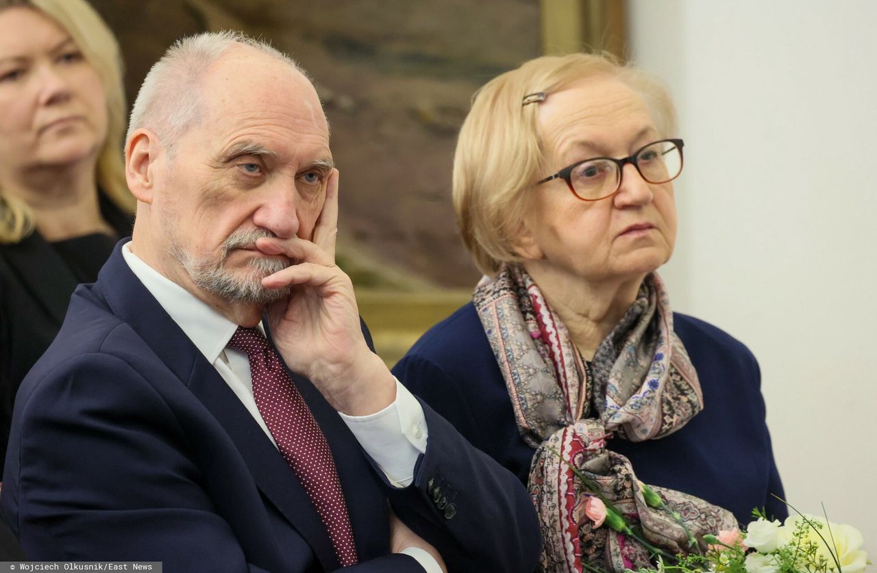 Antoni Macierewicz z żoną Hanną Natorą-Macierewicz
