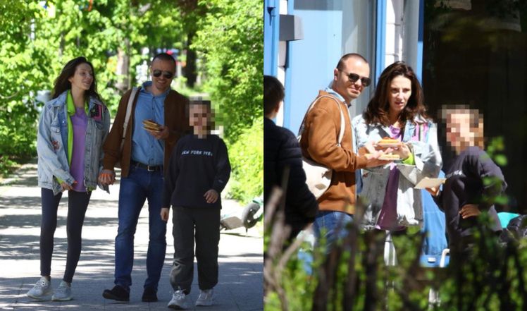 Marcin Hakiel "przyłapany" w Sopocie z Dominiką i córką.