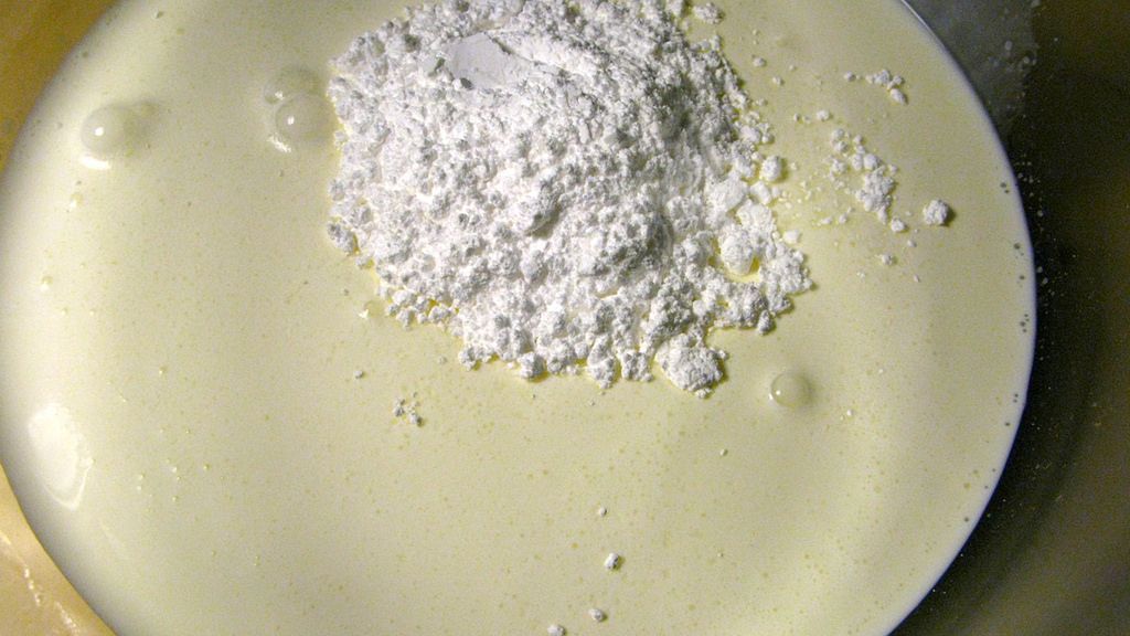 Budyń bananowy instant z dodatkiem oleju