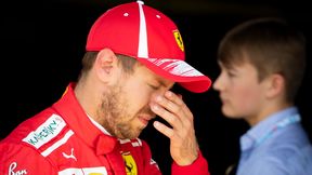 Problemy z szyją u Sebastiana Vettela. "Mogłem nie wystartować w kwalifikacjach"