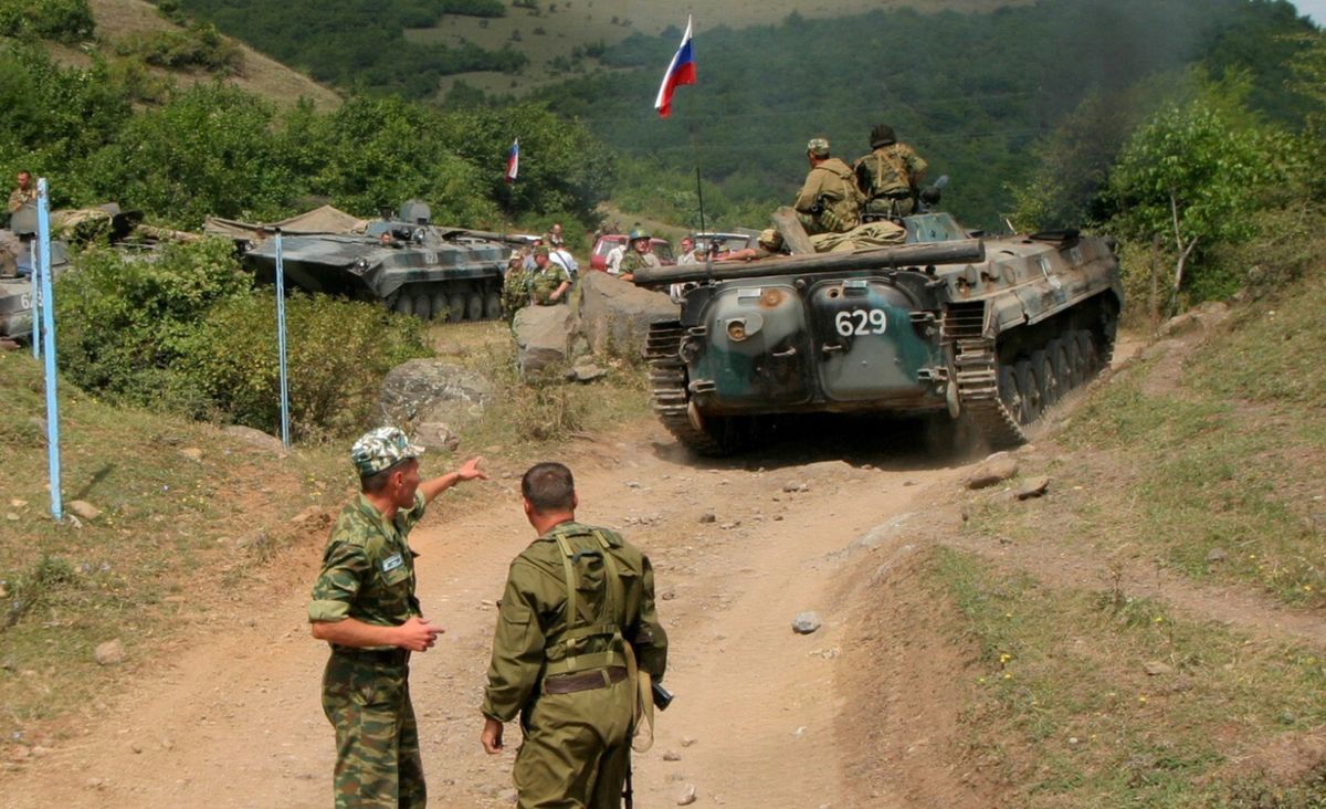 Rosyjskie wojska wjechały na teren Gruzji w 2008 r. 