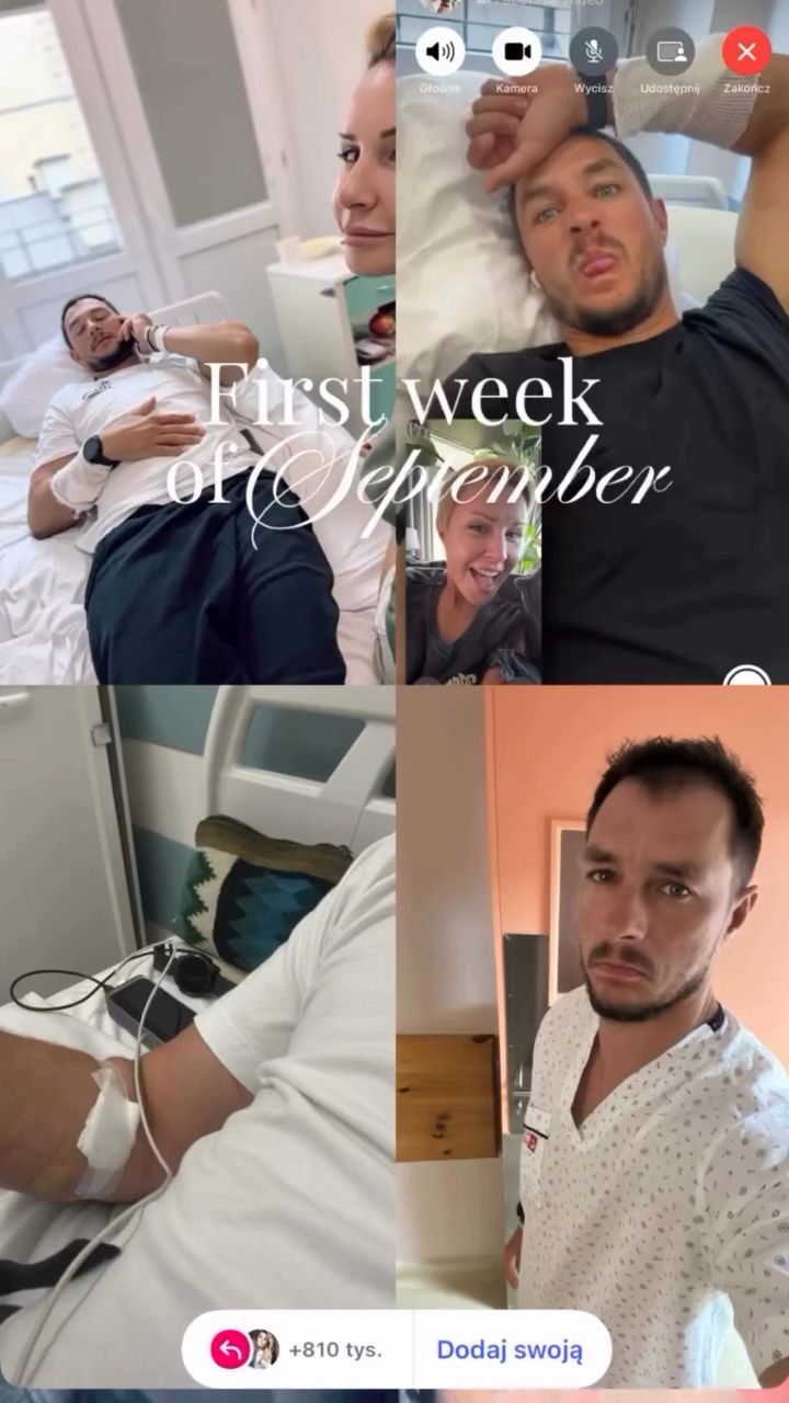 Relacja z pobytu Pawła Baryły w szpitalu
