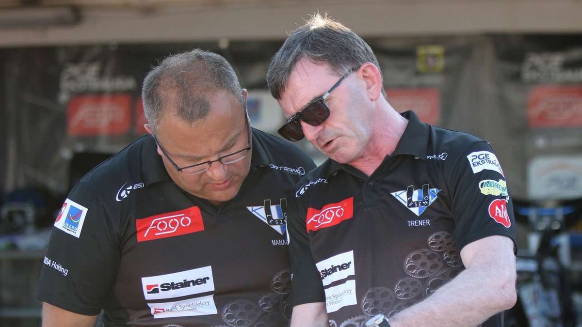 WP SportoweFakty / Jakub Brzózka / Na zdjęciu: Piotr Baron (z lewej) i Roman Jankowski