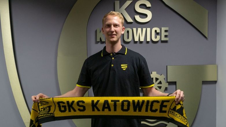 Materiały prasowe / GKS Katowice / Na zdjęciu: Jakub Jarosz