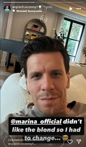 Instastories Wojciech Szczęsny