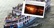 Tragiczny pożar promu w Bangladeszu. Zginęło wiele osób