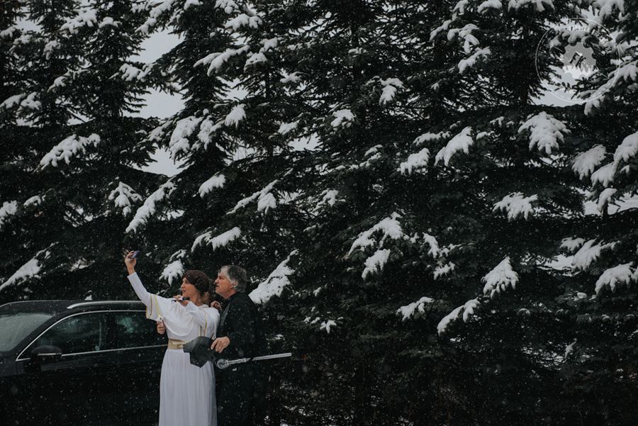 Dawno, dawno temu w odległej galaktyce... odbył się ślub - zdjęcia z ceremonii w klimacie Star Wars 8