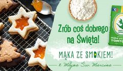 Mąka ze Smokiem reklamuje się świątecznie