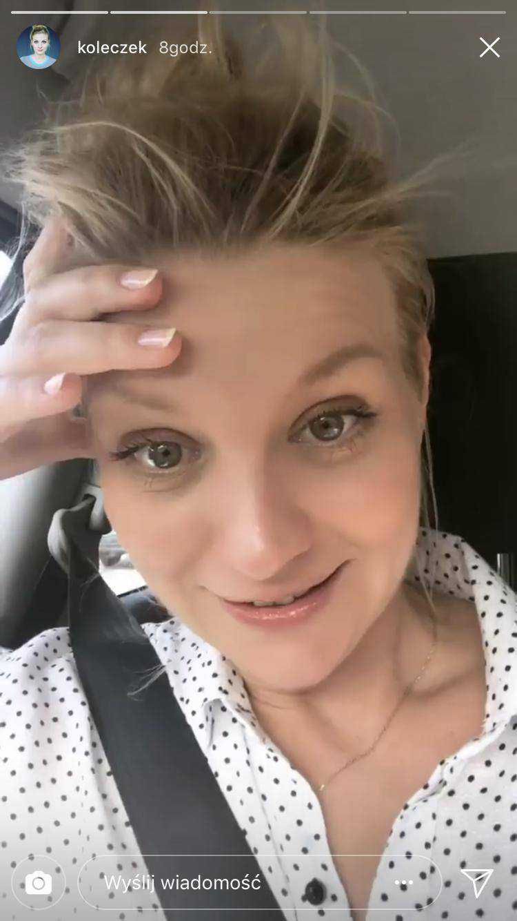 Katarzyna Kołeczek skarży się na macierzyństwo
