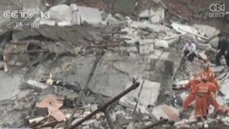 Cztery domy pod błotem w Chinach