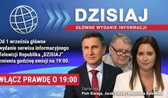 Główny serwis informacyjny TV Republika będzie emitowany w porze „Faktów” TVN.  „Włącz prawdę o 19:00"