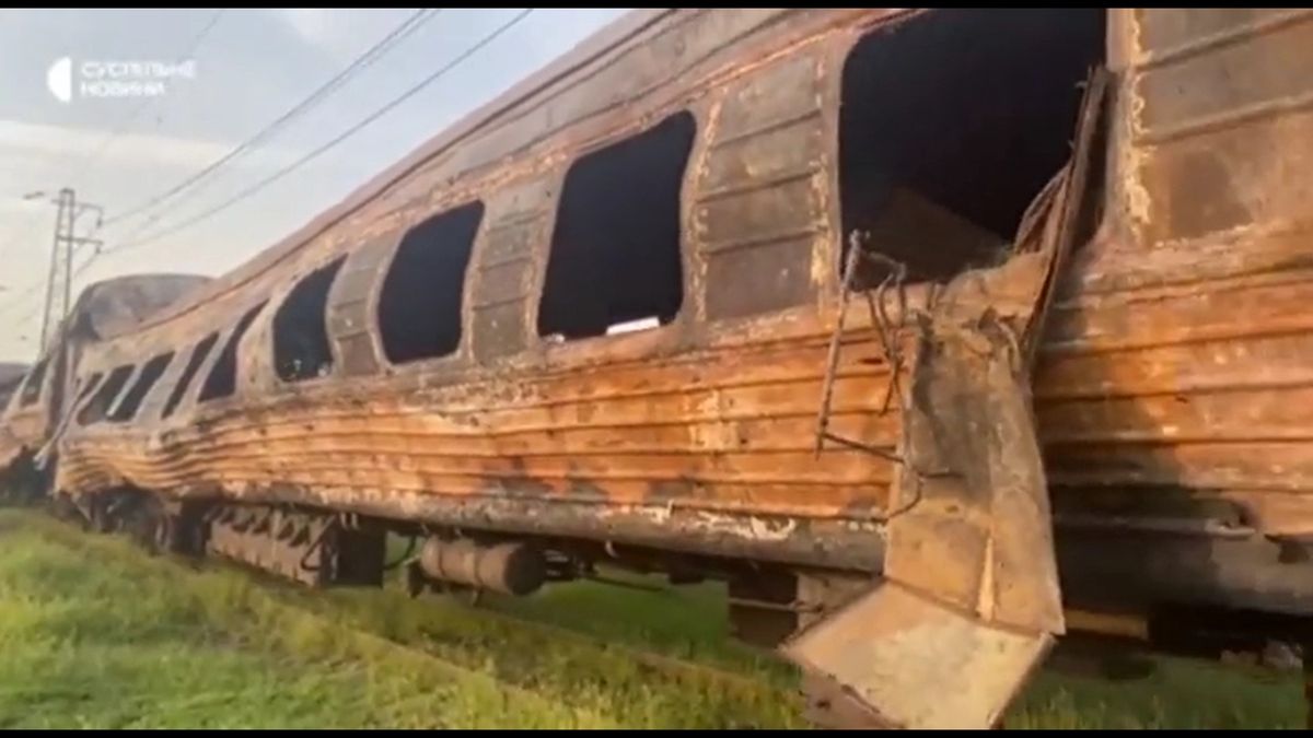 Rosyjskie pociski, które spadły na ukraiński pociąg zabiły łącznie 25 osób.
