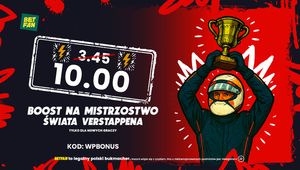 Max w trybie ataku! Kurs 10.00 na mistrzostwo świata Verstappena
