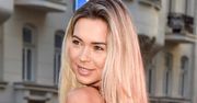 Zaskoczyła na evencie. Sandra Kubicka "oblała się" złotem