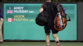 ATP Indian Wells: Vasek Pospisil szybko spakował Andy'ego Murraya