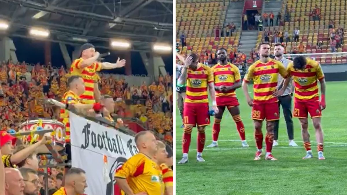Twitter / Meczyki / Polsat Sport / Na zdjęciu: Jagiellonia Białystok