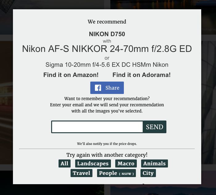 Nowa strona internetowa, która pomoże znaleźć swój wymarzony obiektyw 3