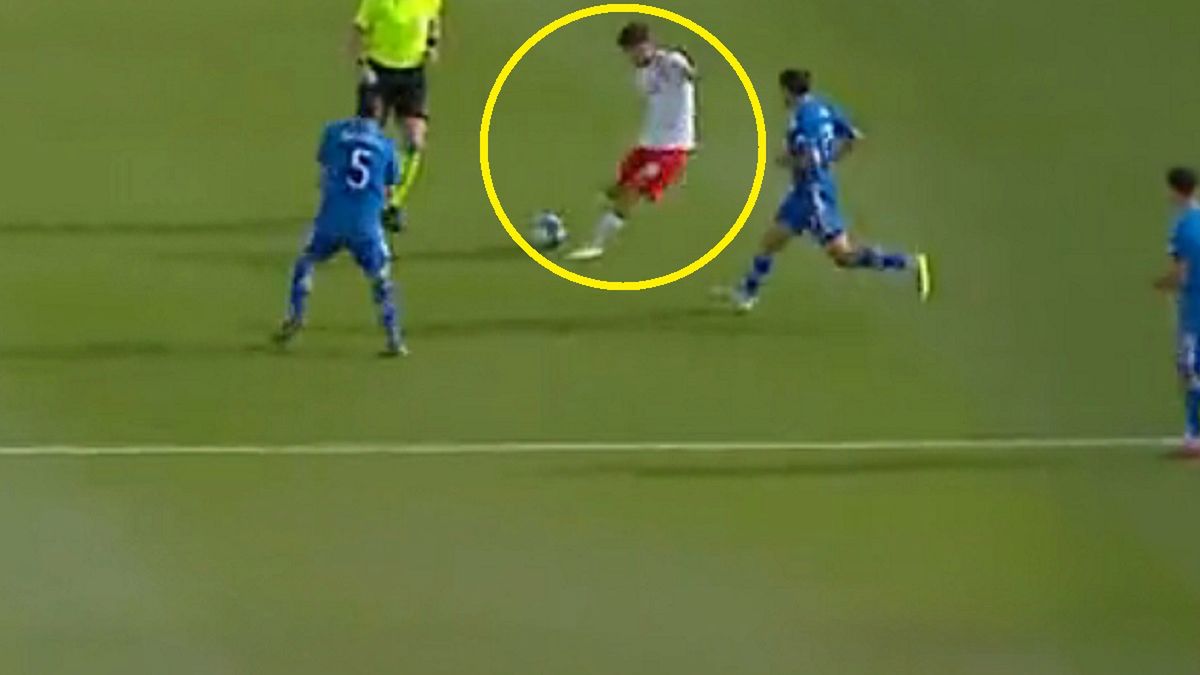 Twitter / TVP Sport / Na zdjęciu: gol Strzałka