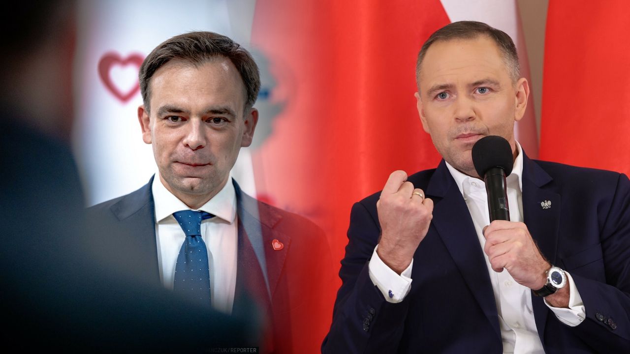 Minister Domański krytykuje prezydenta Nawrockiego. "Hipokryzja"