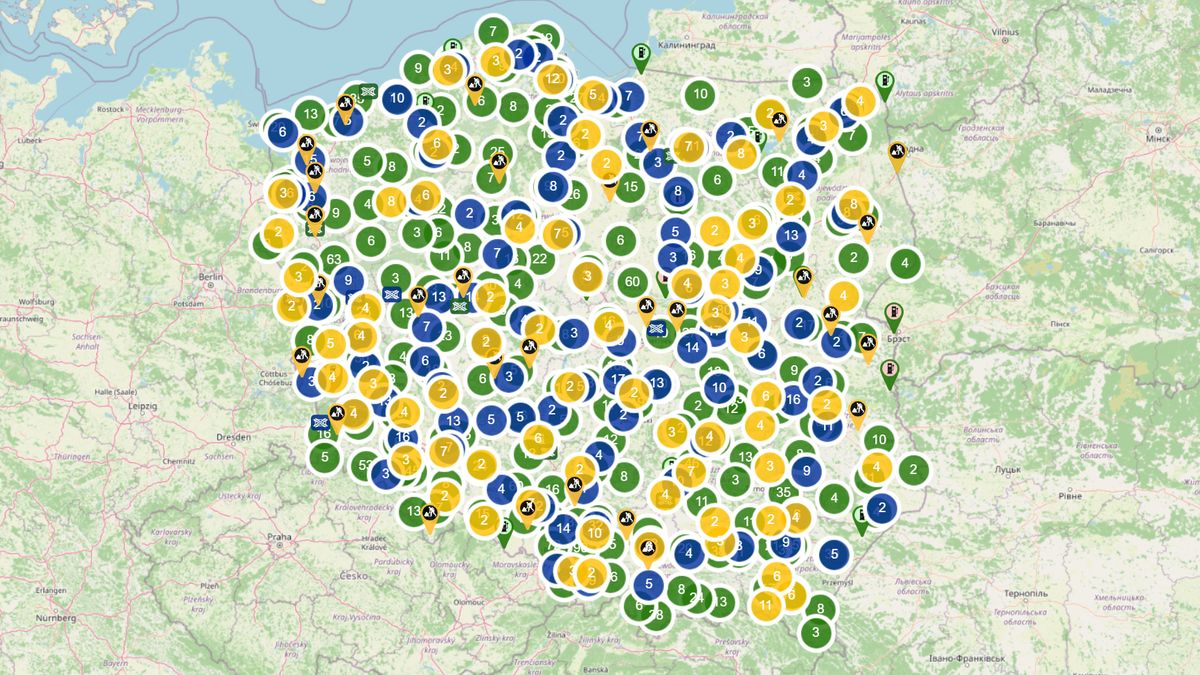 Mapa informacji drogowej GDDKiA
