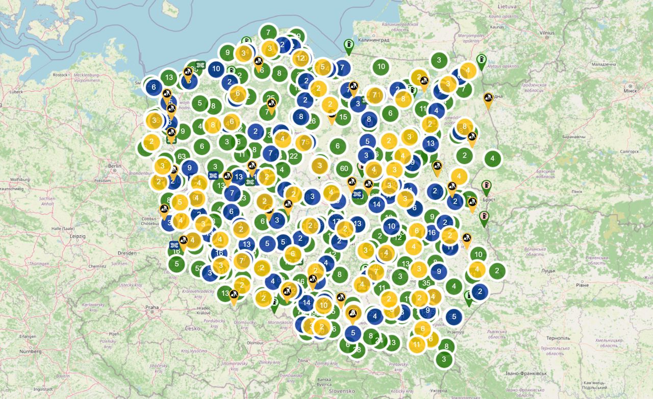 Gdzie jest korek? Interaktywna mapa informacji drogowej