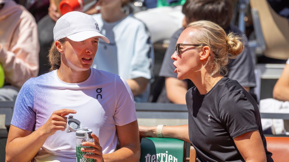 Getty Images / Tim Clayton  / Iga Świątek i Daria Abramowicz