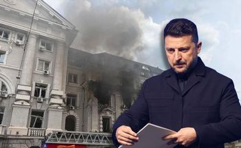Atak w centrum Kijowa. Zełenski ujawnił plan odpowiedzi